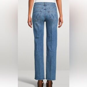 MOTHER Women's Straight Leg Blue Jeans
Kick it straight leg jeans